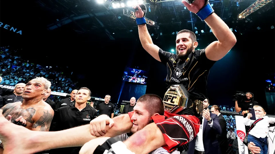 Хабиб Нурмагомедов және Ислам Махачев