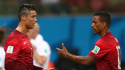 Луиш Нани және Криштиану Роналду